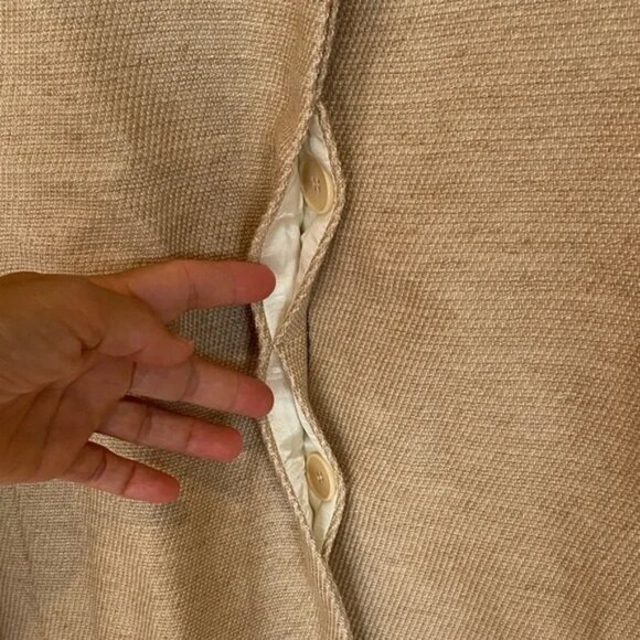 Maje cropped blazer tan women’s size 38 - Picture 9 of 12